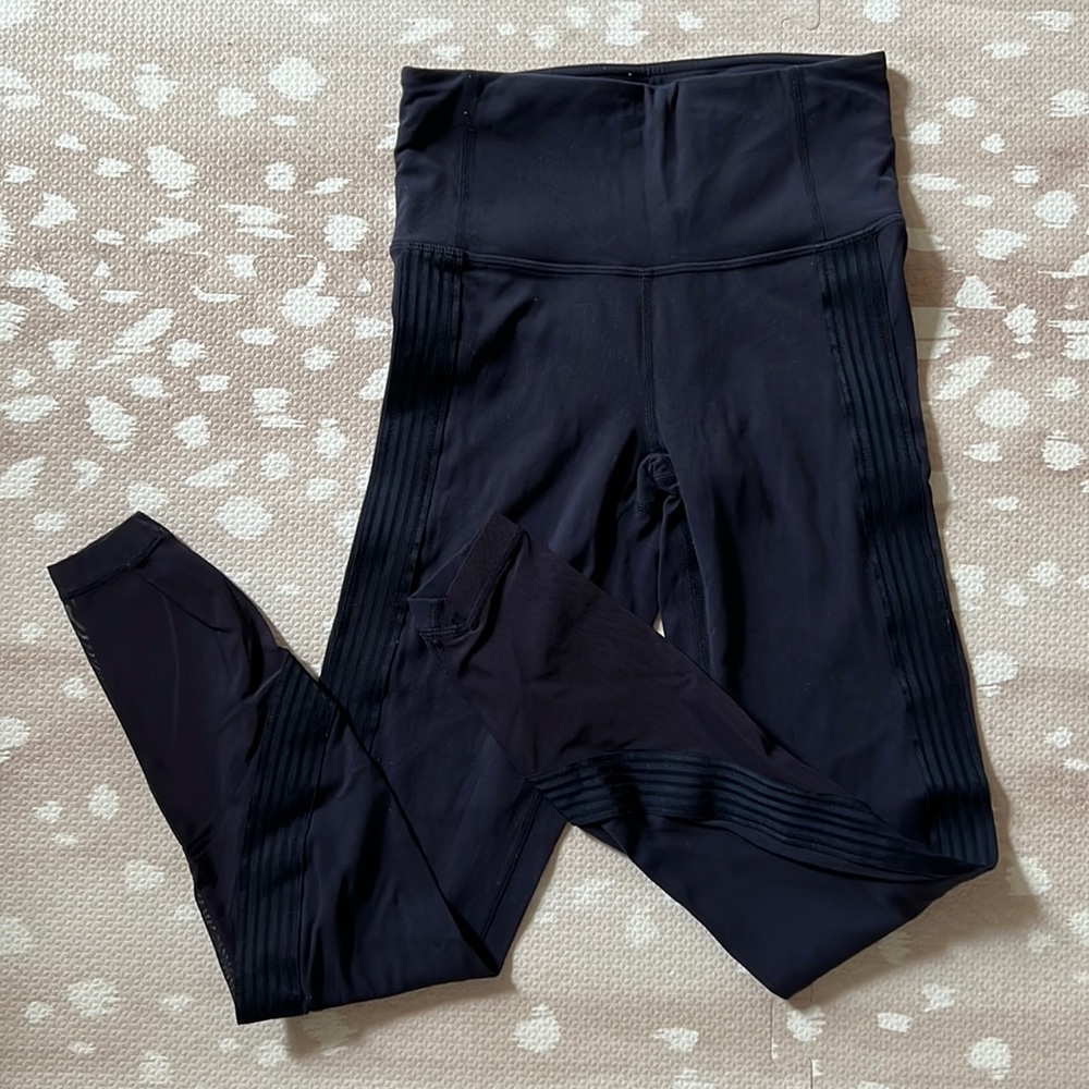 navy athleta leggings